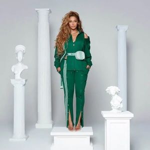 Ivy park green track pants medium